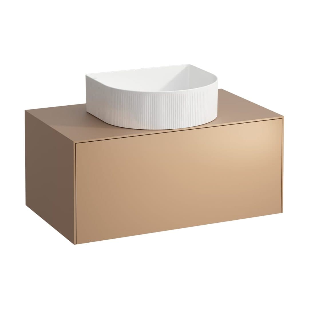 Laufen SONAR – Έπιπλο Νιπτήρα – 775 mm, 1 συρτάρι, κεντρικό άνοιγμα, για νιπτήρα H812340 – Copper (lacquered) (H4054110340411)