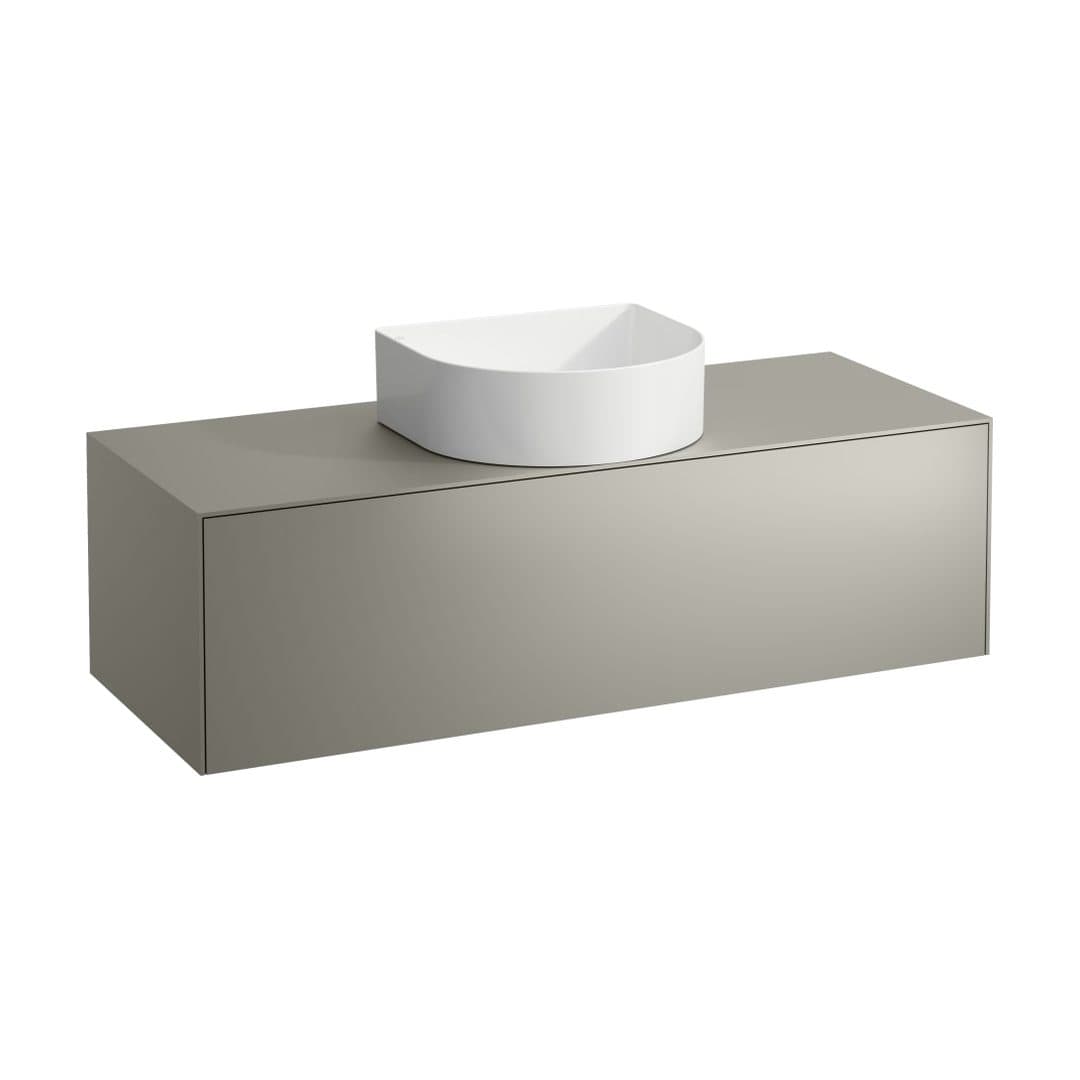 Laufen SONAR – Έπιπλο Νιπτήρα – 1175 mm, 1 συρτάρι, κεντρικό άνοιγμα, για νιπτήρα H812340 – Titanium (lacquered) (H4054210340421)