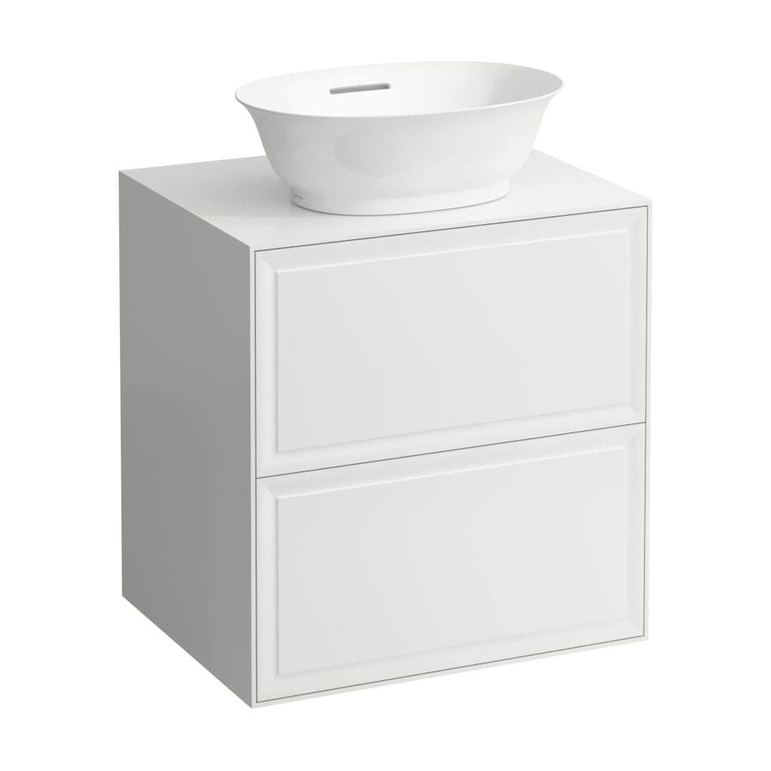 Laufen THE NEW CLASSIC – Έπιπλο Νιπτήρα – 575 mm, 2 συρτάρια – White Matt (H4060020851701)