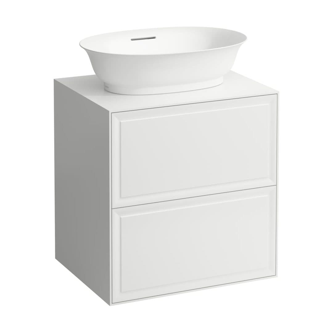 Laufen THE NEW CLASSIC – Έπιπλο Νιπτήρα – 575 mm, 2 συρτάρια – White lacquered (H4060020856311)