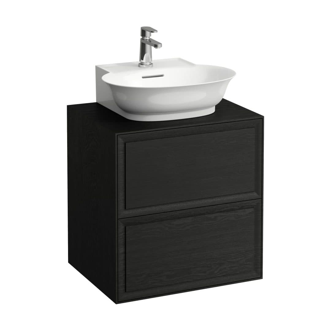 Laufen THE NEW CLASSIC – Έπιπλο Νιπτήρα – 575 mm, 2 συρτάρια, για νιπτήρα H816852 – Blacked Oak (H4060040856281)