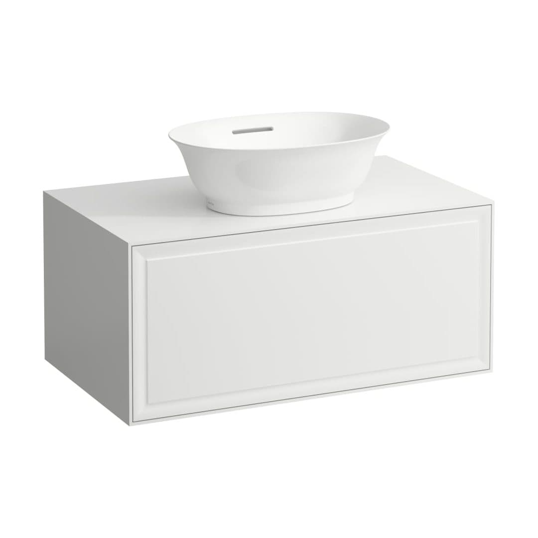 Laufen THE NEW CLASSIC – Έπιπλο Νιπτήρα – 775 mm, 1 συρτάρι, κεντρικό άνοιγμα – White Matt (H4060110851701)