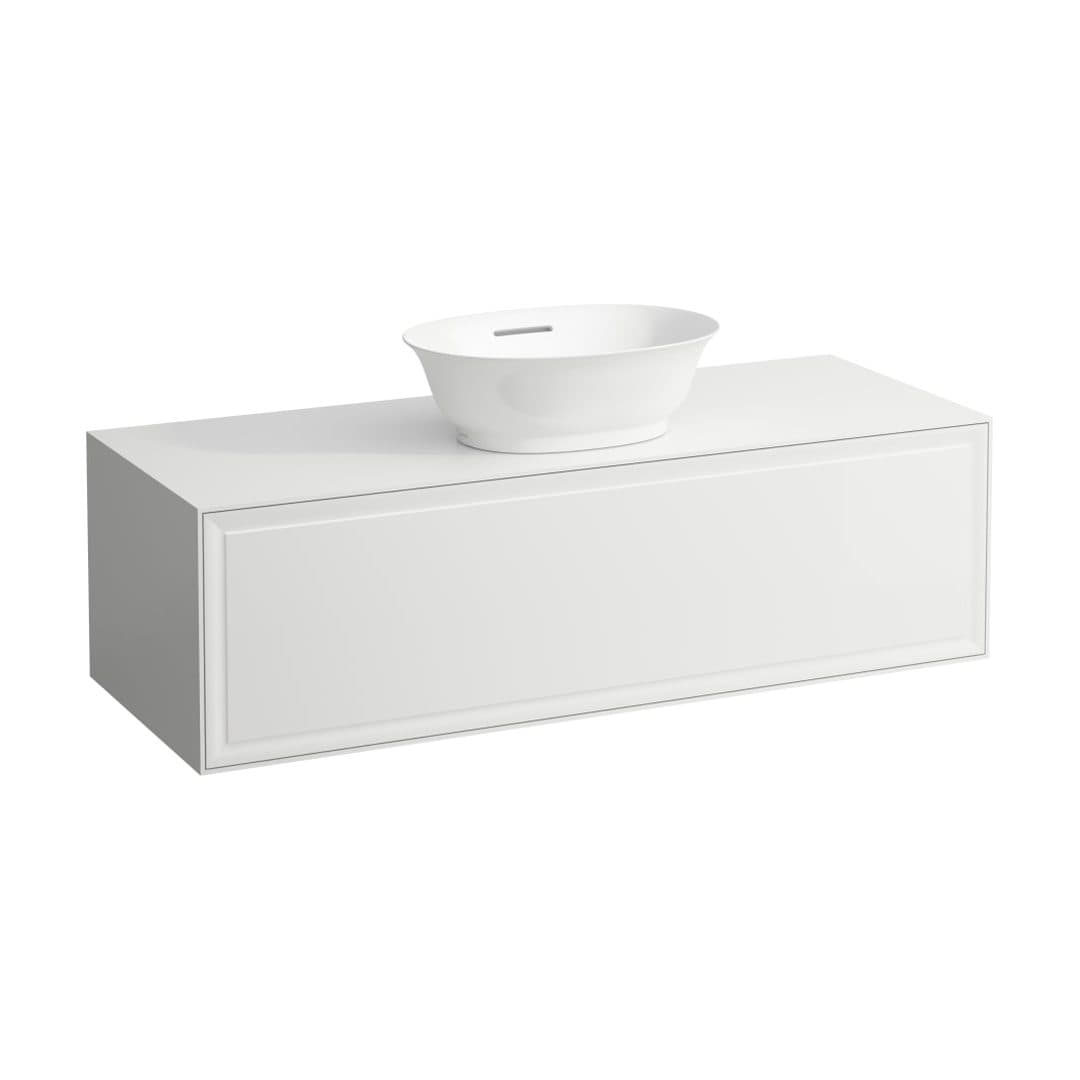 Laufen THE NEW CLASSIC – Έπιπλο Νιπτήρα – 1175 mm, 1 συρτάρι, κεντρικό άνοιγμα, για νιπτήρα H812850 – White Matt (H4060210851701)