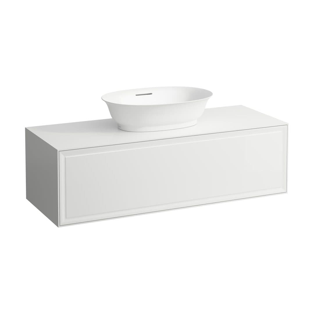 Laufen THE NEW CLASSIC – Έπιπλο Νιπτήρα – 1175 mm, 1 συρτάρι, κεντρικό άνοιγμα, για νιπτήρα H812850 – White lacquered (H4060210856311)