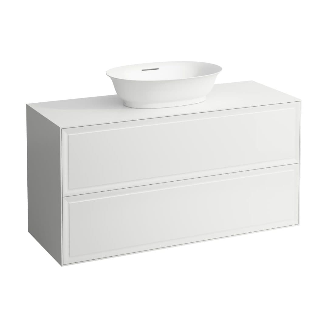 Laufen THE NEW CLASSIC – Έπιπλο Νιπτήρα – 1175 mm, 2 συρτάρια, για νιπτήρα H812850, κωδ. H406022085 – White lacquered (H4060220856311)