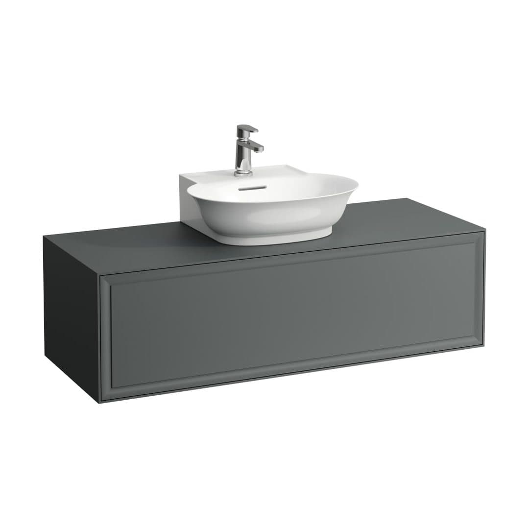 Laufen THE NEW CLASSIC – Έπιπλο Νιπτήρα – 1175 mm, 1 συρτάρι, κεντρικό άνοιγμα, για νιπτήρα H816852 – Traffic Grey (H4060230856271)