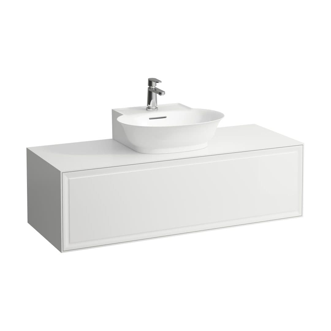 Laufen THE NEW CLASSIC – Έπιπλο Νιπτήρα – 1175 mm, 1 συρτάρι, κεντρικό άνοιγμα, για νιπτήρα H816852 – White lacquered (H4060230856311)