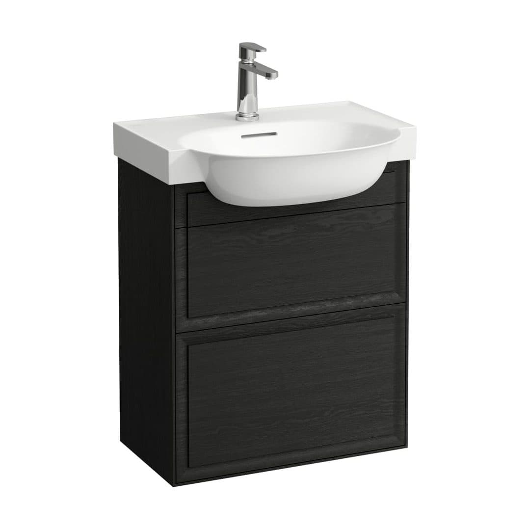 Laufen THE NEW CLASSIC – Έπιπλο Νιπτήρα – 575 mm, 2 συρτάρια, για νιπτήρα H813853 – Blacked Oak (H4060320856281)