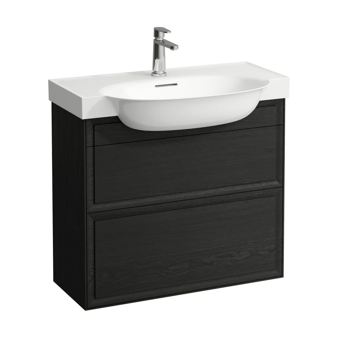 Laufen THE NEW CLASSIC – Έπιπλο Νιπτήρα – 775 mm, 2 συρτάρια, για νιπτήρα H813855 – Blacked Oak (H4060420856281)