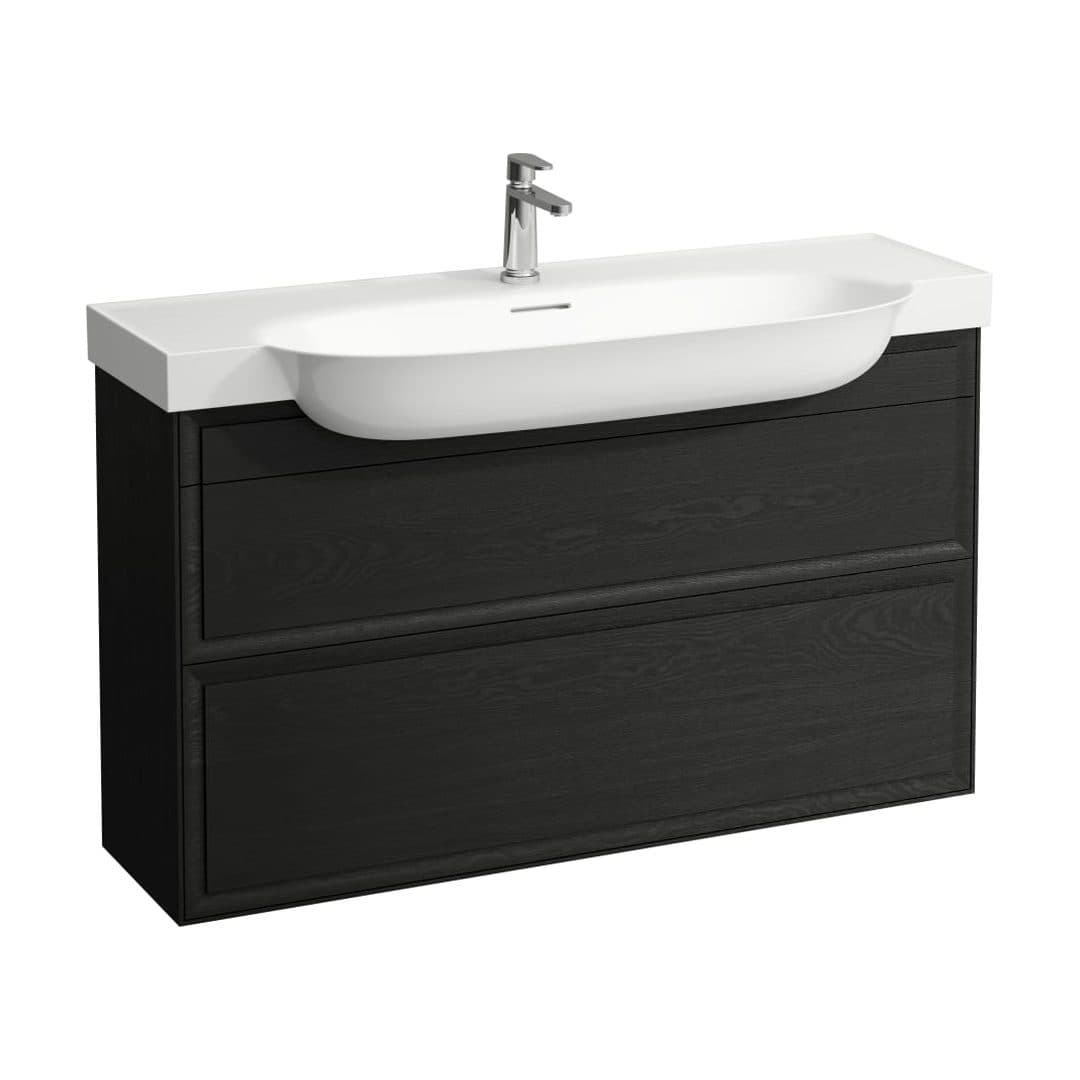 Laufen THE NEW CLASSIC – Έπιπλο Νιπτήρα – 1175 mm, 2 συρτάρια, για νιπτήρα H813858 – Blacked Oak (H4060520856281)