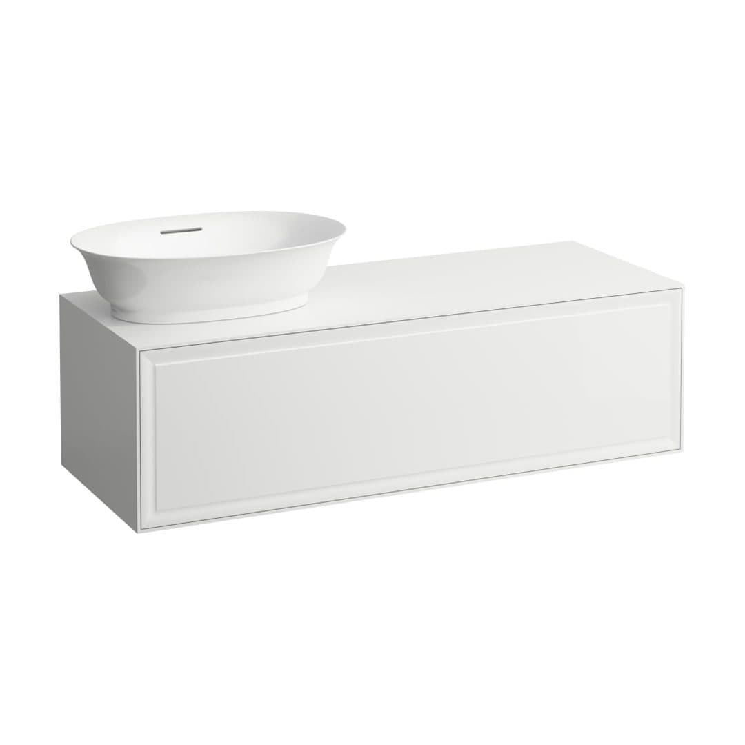 Laufen THE NEW CLASSIC – Έπιπλο Νιπτήρα – 1175 mm, 1 συρτάρι, άνοιγμα αριστερά – White lacquered (H4060810856311)