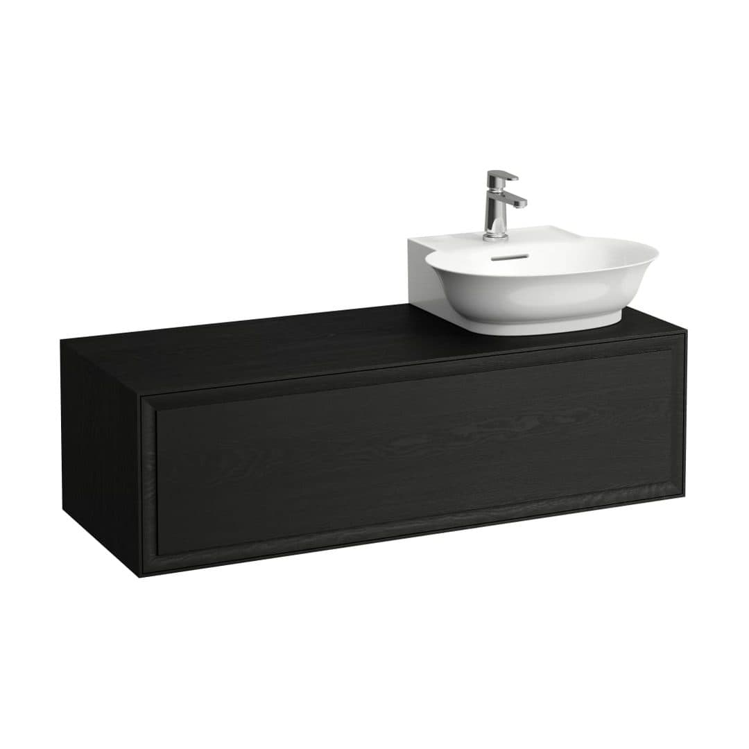 Laufen THE NEW CLASSIC – Έπιπλο Νιπτήρα – 1175 mm, 1 συρτάρι, άνοιγμα δεξιά, για νιπτήρα H816852 – Blacked Oak (H4060860856281)