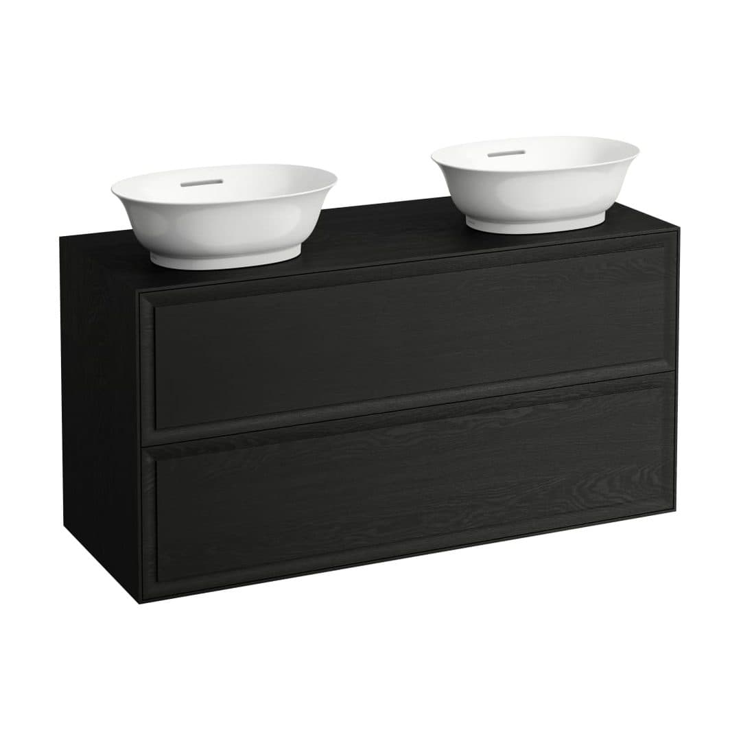 Laufen THE NEW CLASSIC – Έπιπλο Νιπτήρα – 1175 mm, 2 συρτάρια, για νιπτήρα H812850, κωδ. H406089085 – Blacked Oak (H4060890856281)
