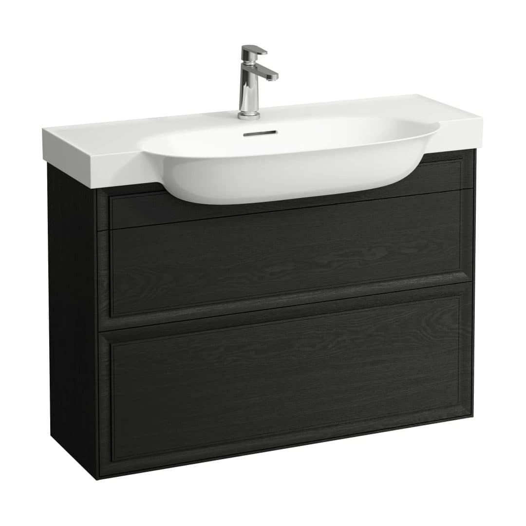 Laufen THE NEW CLASSIC – Έπιπλο Νιπτήρα – 975 mm, 2 συρτάρια – Blacked Oak (H4060920856281)