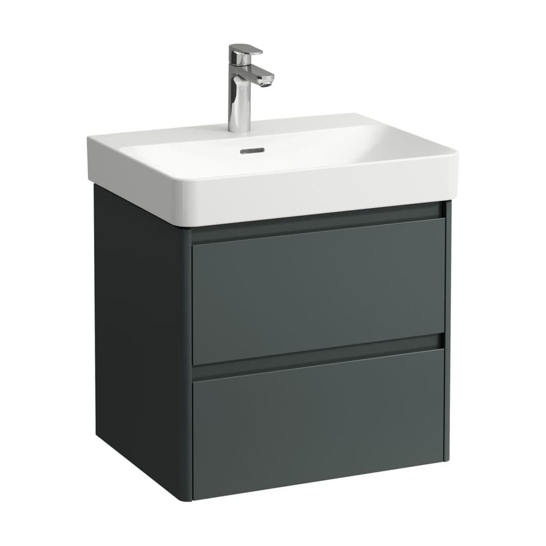 Laufen BASE 2.0 – Έπιπλο Νιπτήρα – 570 mm, 2 συρτάρια, για νιπτήρα H810963 / PRO X 810863 – Traffic Grey (H4112721082661)