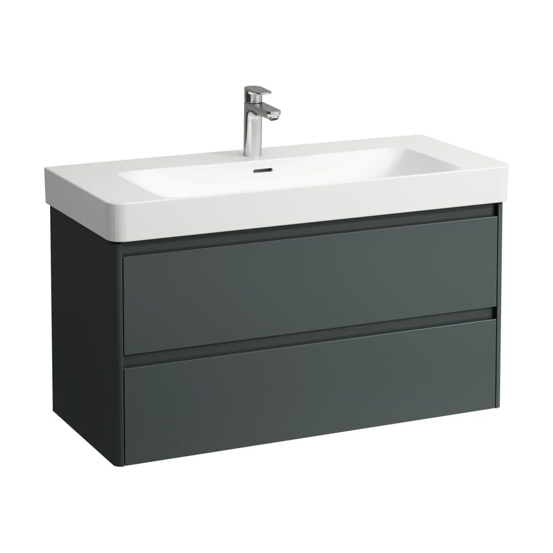 Laufen BASE 2.0 – Έπιπλο Νιπτήρα – 1020 mm, 2 συρτάρια – Traffic Grey (H4113121082661)