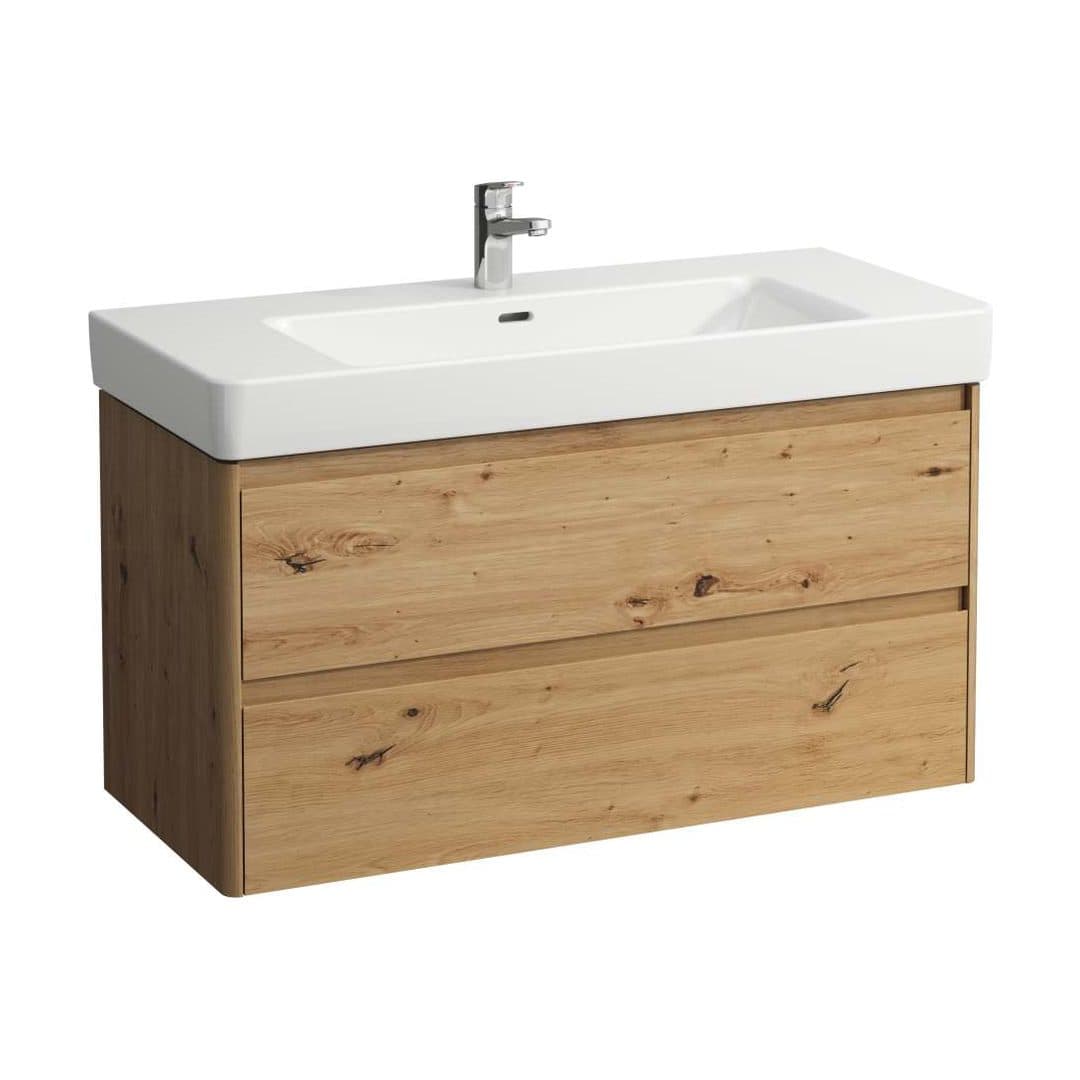Laufen BASE 2.0 – Έπιπλο Νιπτήρα – 1020 mm, 2 συρτάρια – Wild oak (H4113121082671)