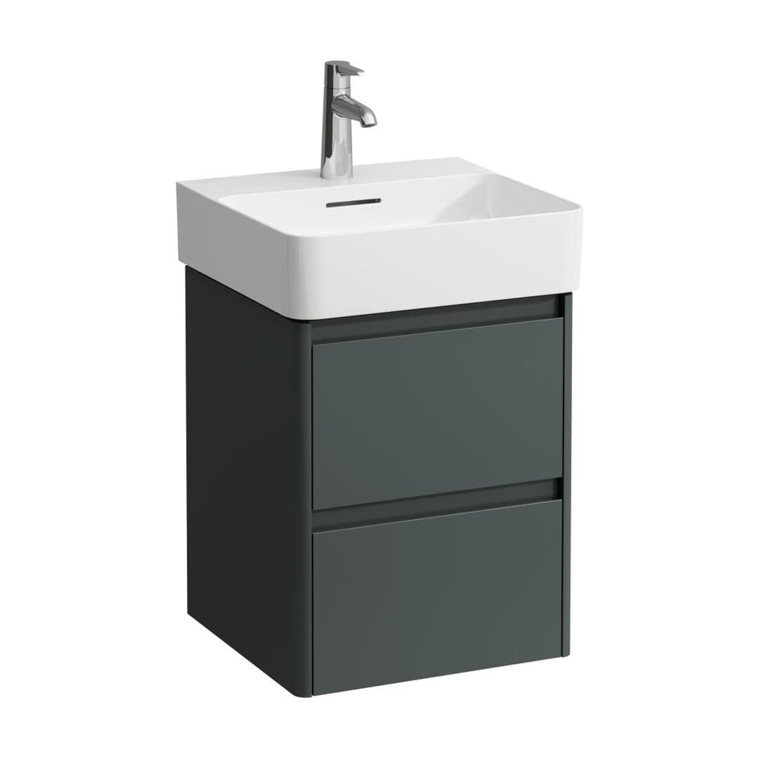 Laufen BASE 2.0 – Έπιπλο Νιπτήρα – 420 mm, 2 συρτάρια – Traffic Grey (H4113521082661)