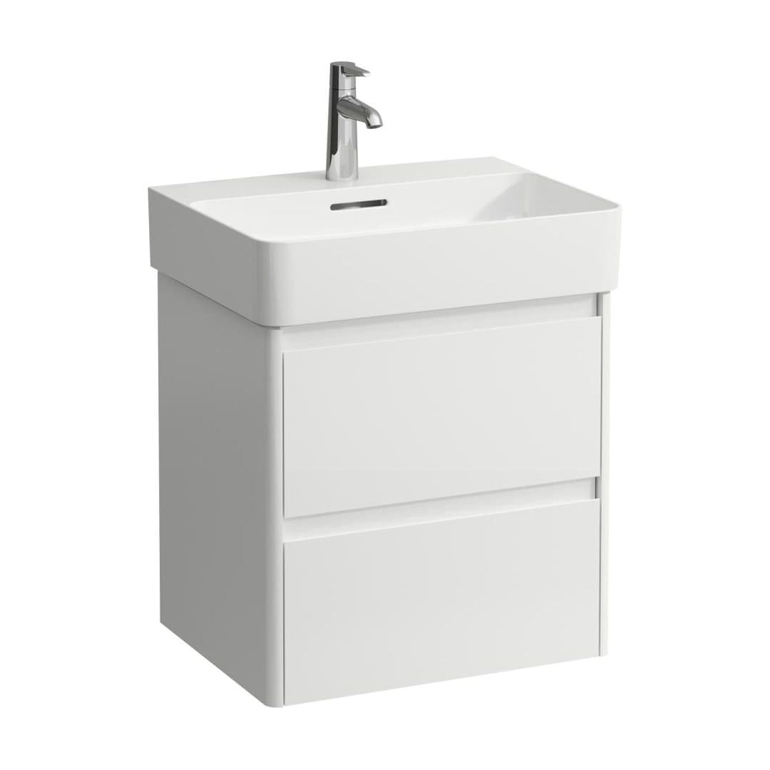 Laufen BASE 2.0 – Έπιπλο Νιπτήρα – 520 mm, 2 συρτάρια, για νιπτήρα H810282 – White glossy (H4113621082611)