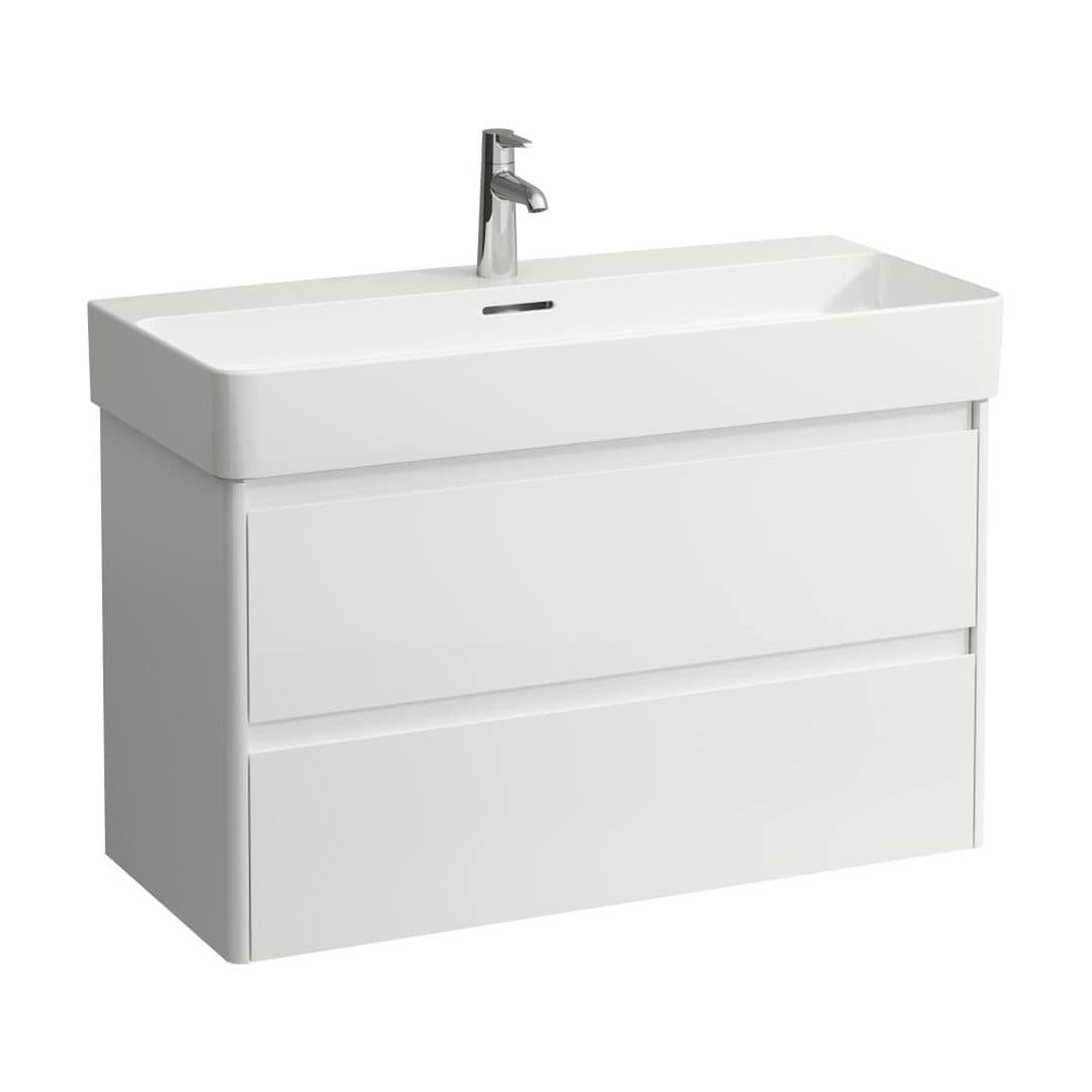 Laufen BASE 2.0 – Έπιπλο Νιπτήρα – 920 mm, 2 συρτάρια – White glossy (H4114121082611)