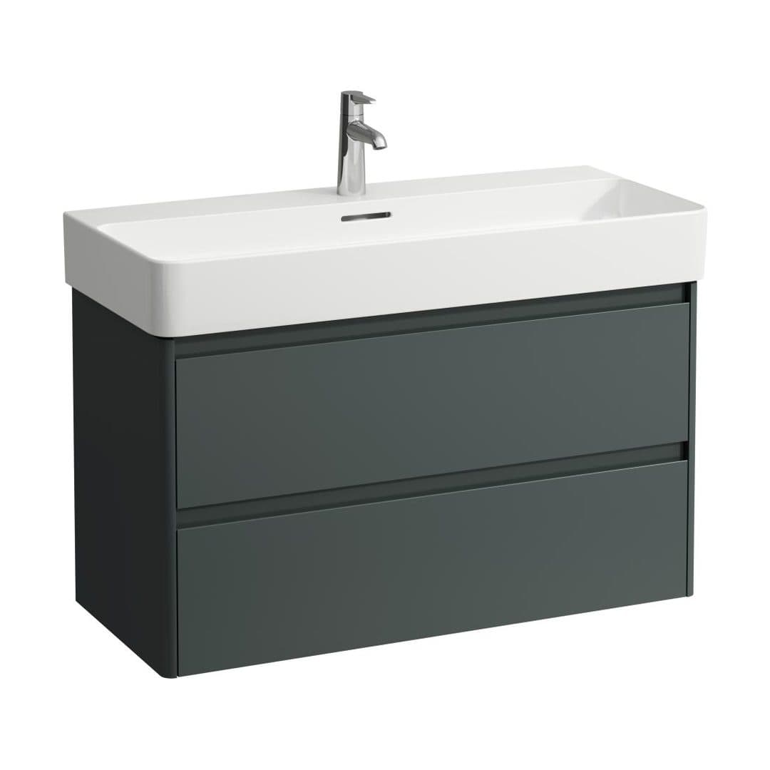 Laufen BASE 2.0 – Έπιπλο Νιπτήρα – 920 mm, 2 συρτάρια – Traffic Grey (H4114121082661)