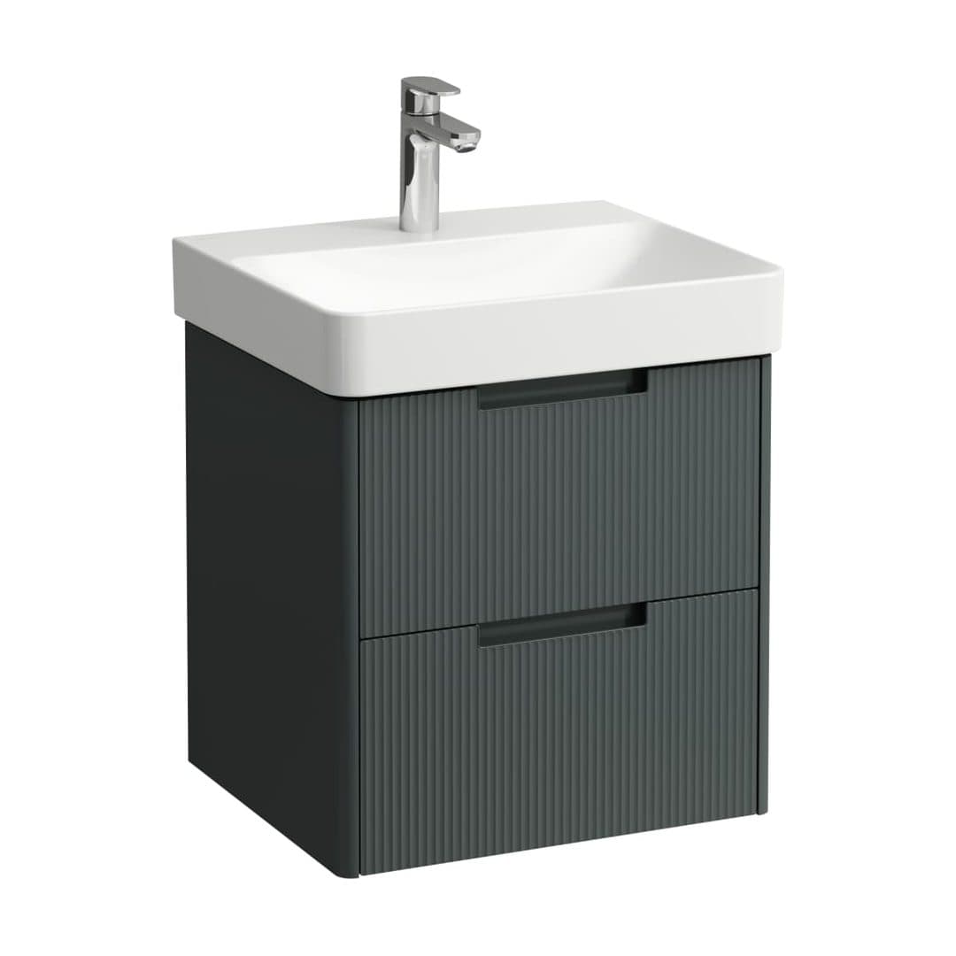 Laufen JUNA – Έπιπλο Νιπτήρα – 520 mm, 2 συρτάρια, για νιπτήρα H810962 / PRO X 810862 – Traffic Grey (H4114621092661)