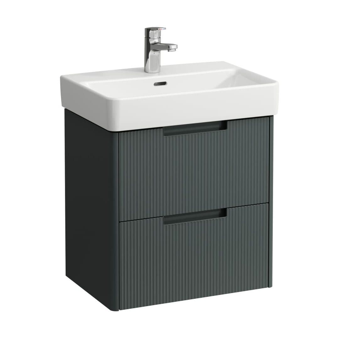 Laufen JUNA – Έπιπλο Νιπτήρα – 520 mm, 2 συρτάρια, για νιπτήρα H818958 / PRO X H818862 – Traffic Grey (H4114721092661)