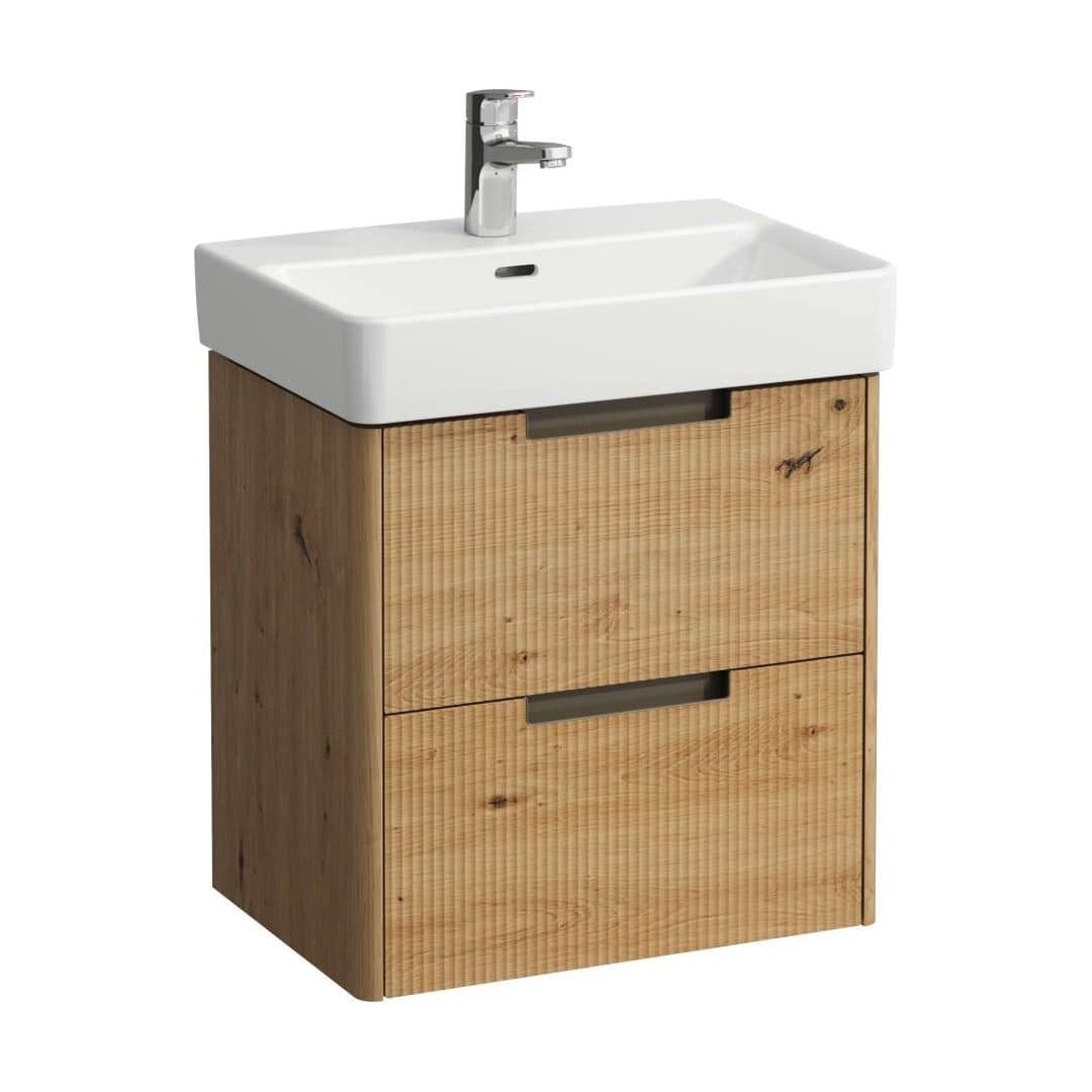 Laufen JUNA – Έπιπλο Νιπτήρα – 520 mm, 2 συρτάρια, για νιπτήρα H818958 / PRO X H818862 – Wild oak (H4114721092671)