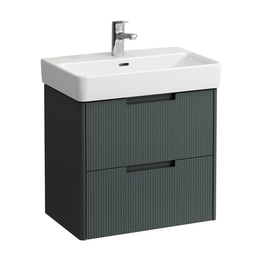 Laufen JUNA – Έπιπλο Νιπτήρα – 570 mm, 2 συρτάρια, για νιπτήρα H818959 / PRO X H818863 – Traffic Grey (H4114821092661)