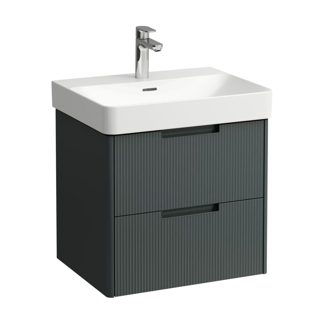 Laufen JUNA – Έπιπλο Νιπτήρα – 570 mm, 2 συρτάρια, για νιπτήρα H810963 / PRO X 810863 – Traffic Grey (H4114921092661)