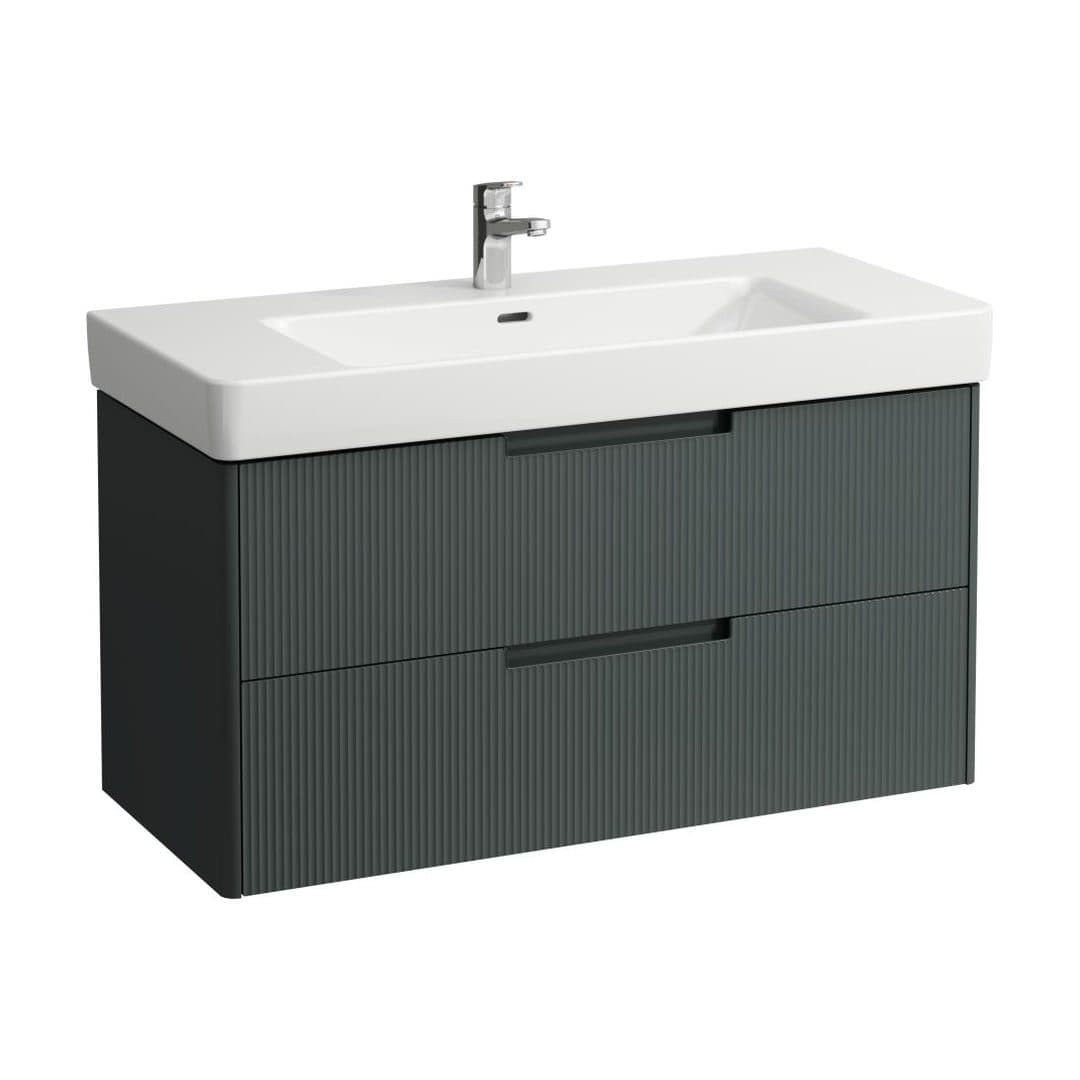 Laufen JUNA – Έπιπλο Νιπτήρα – 1020 mm, 2 συρτάρια – Traffic Grey (H4115321092661)