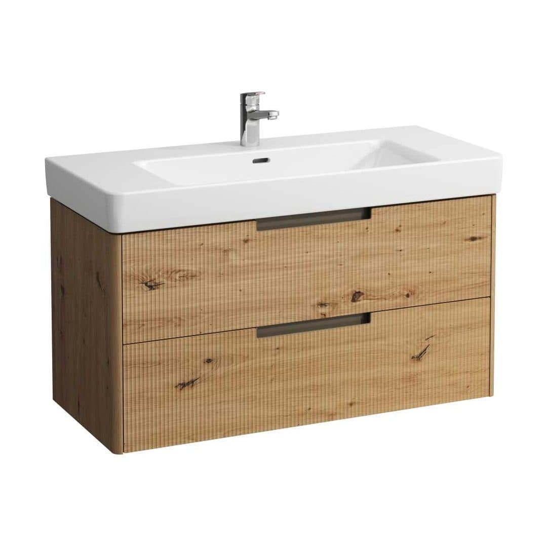 Laufen JUNA – Έπιπλο Νιπτήρα – 1020 mm, 2 συρτάρια – Wild oak (H4115321092671)