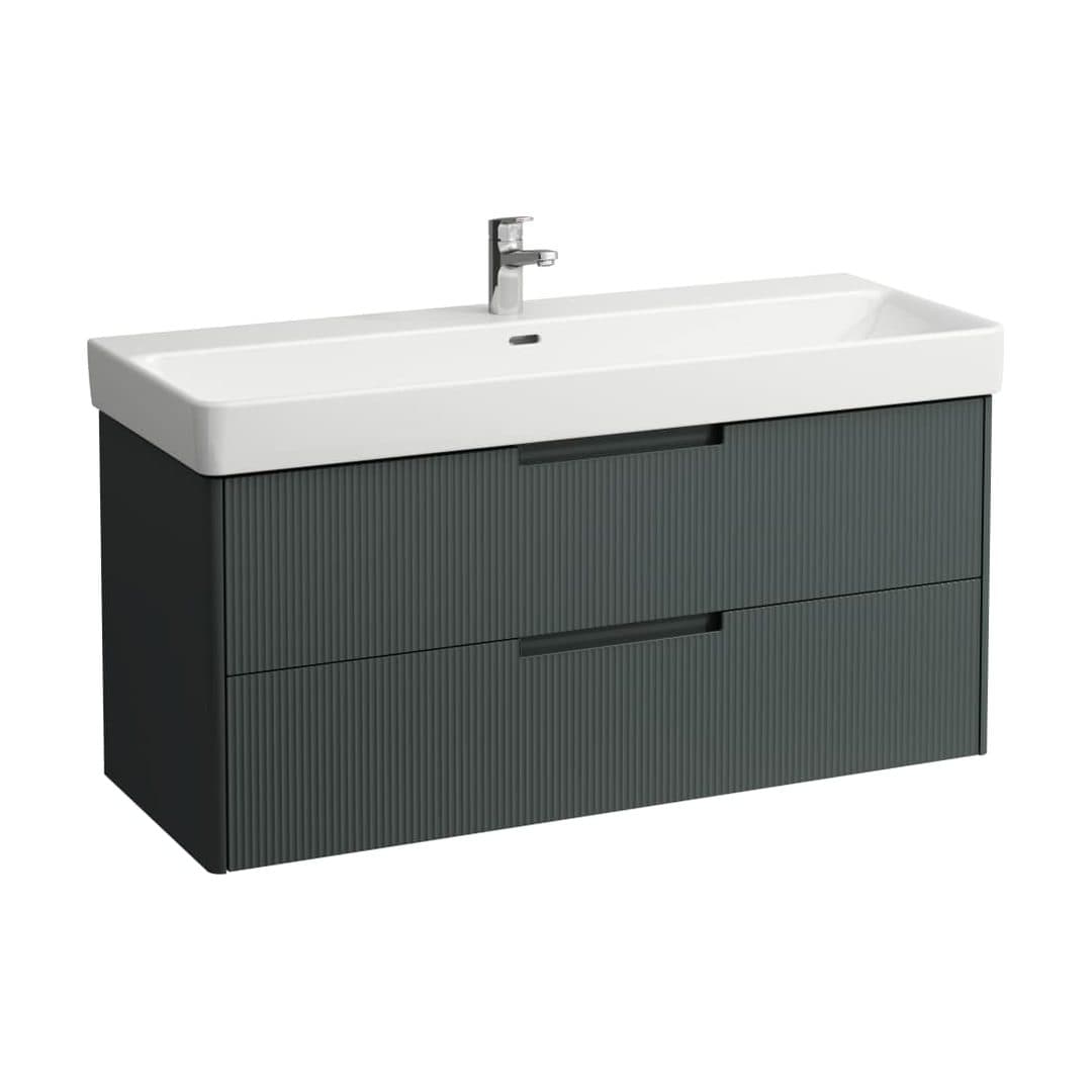 Laufen JUNA – Έπιπλο Νιπτήρα – 1170 mm, 2 συρτάρια, για νιπτήρα H814965 / PRO X 814861 – Traffic Grey (H4115421092661)