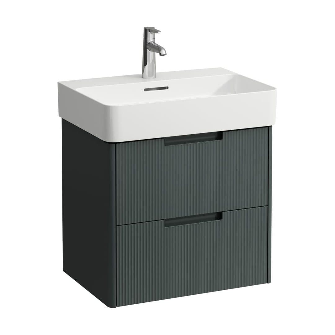 Laufen JUNA – Έπιπλο Νιπτήρα – 570 mm, 2 συρτάρια, για νιπτήρα H810283 – Traffic Grey (H4115921092661)