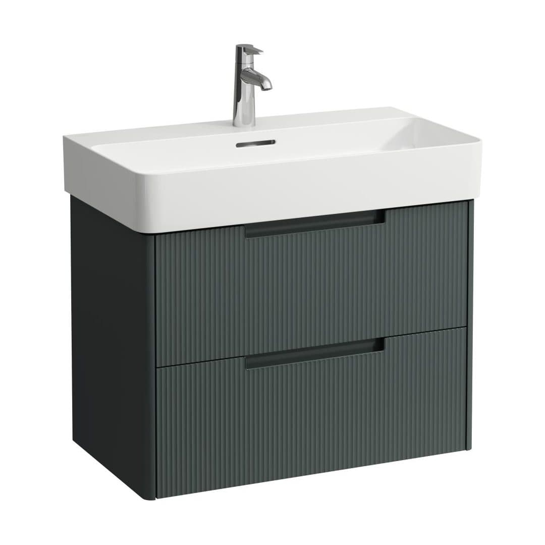 Laufen JUNA – Έπιπλο Νιπτήρα – 720 mm, 2 συρτάρια – Traffic Grey (H4116221092661)