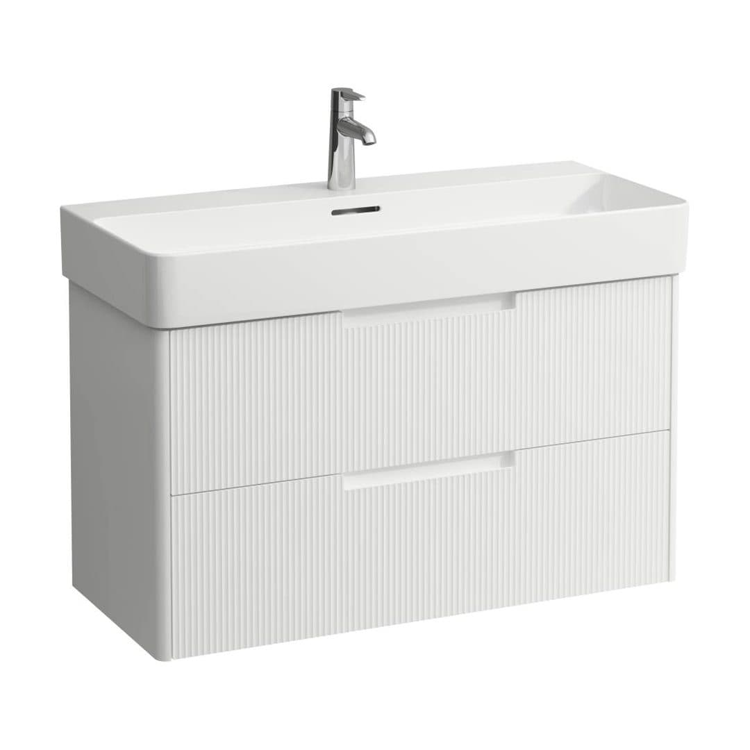 Laufen JUNA – Έπιπλο Νιπτήρα – 920 mm, 2 συρτάρια – White Matt (H4116321092601)