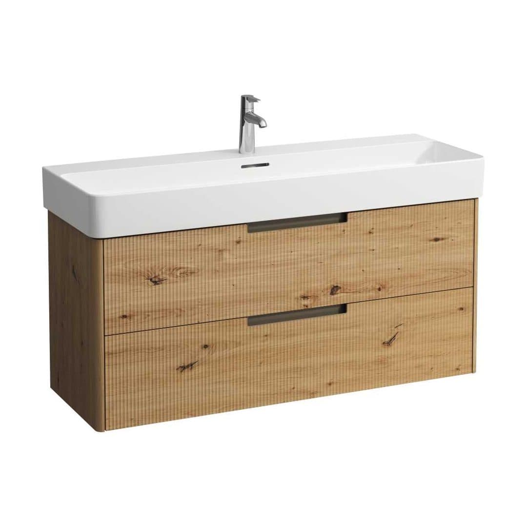 Laufen JUNA – Έπιπλο Νιπτήρα – 1170 mm, 2 συρτάρια, για νιπτήρα H810289 – Wild oak (H4116421092671)