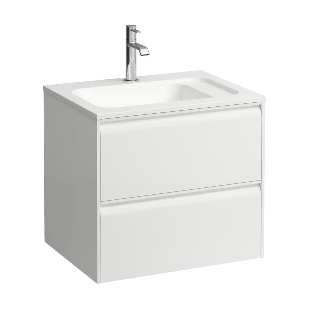 Laufen MEDA – Έπιπλο Νιπτήρα – 570 mm, 2 συρτάρια – White Matt (H4216720112601)
