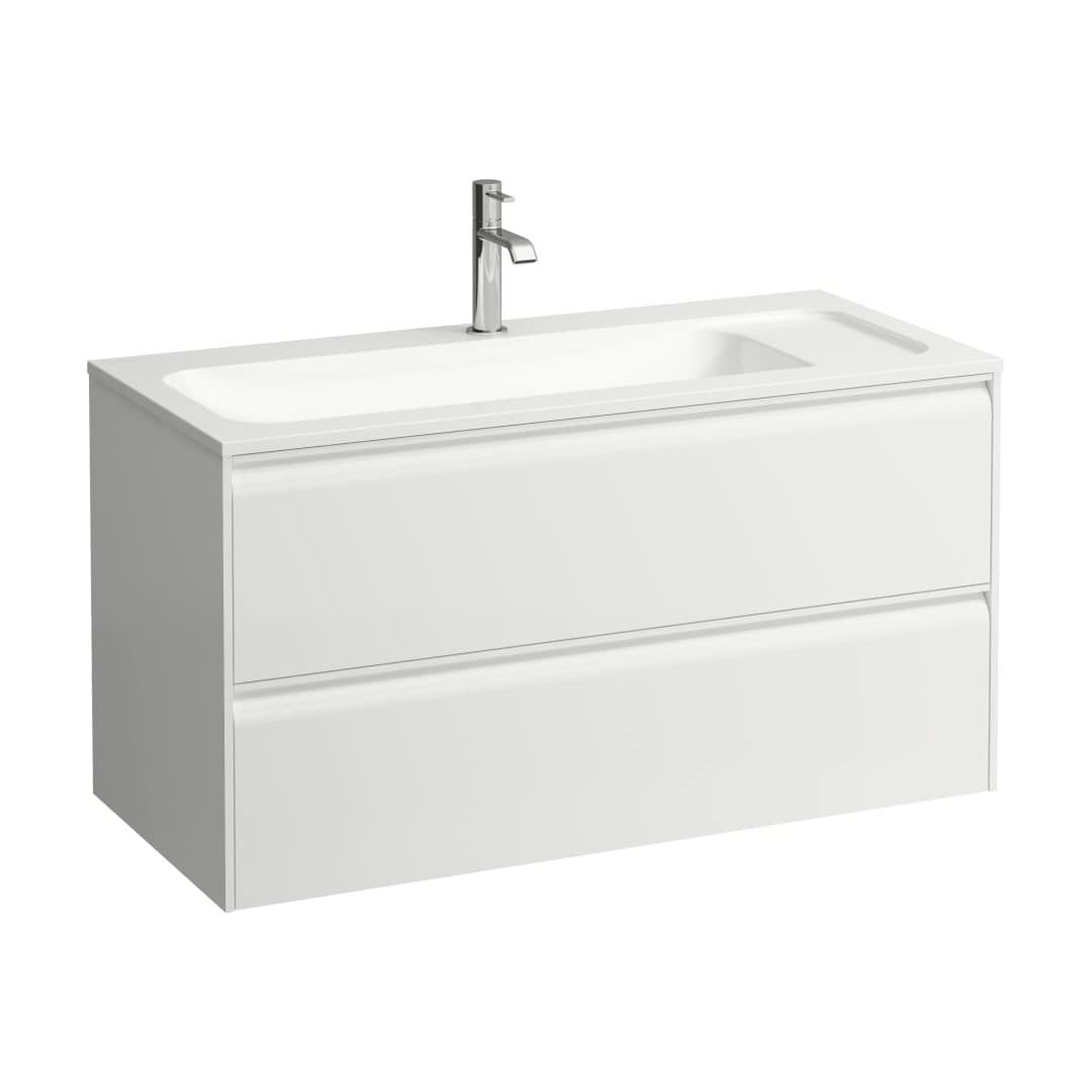 Laufen MEDA – Έπιπλο Νιπτήρα – 970 mm, 2 συρτάρια – White Matt (H4216920112601)
