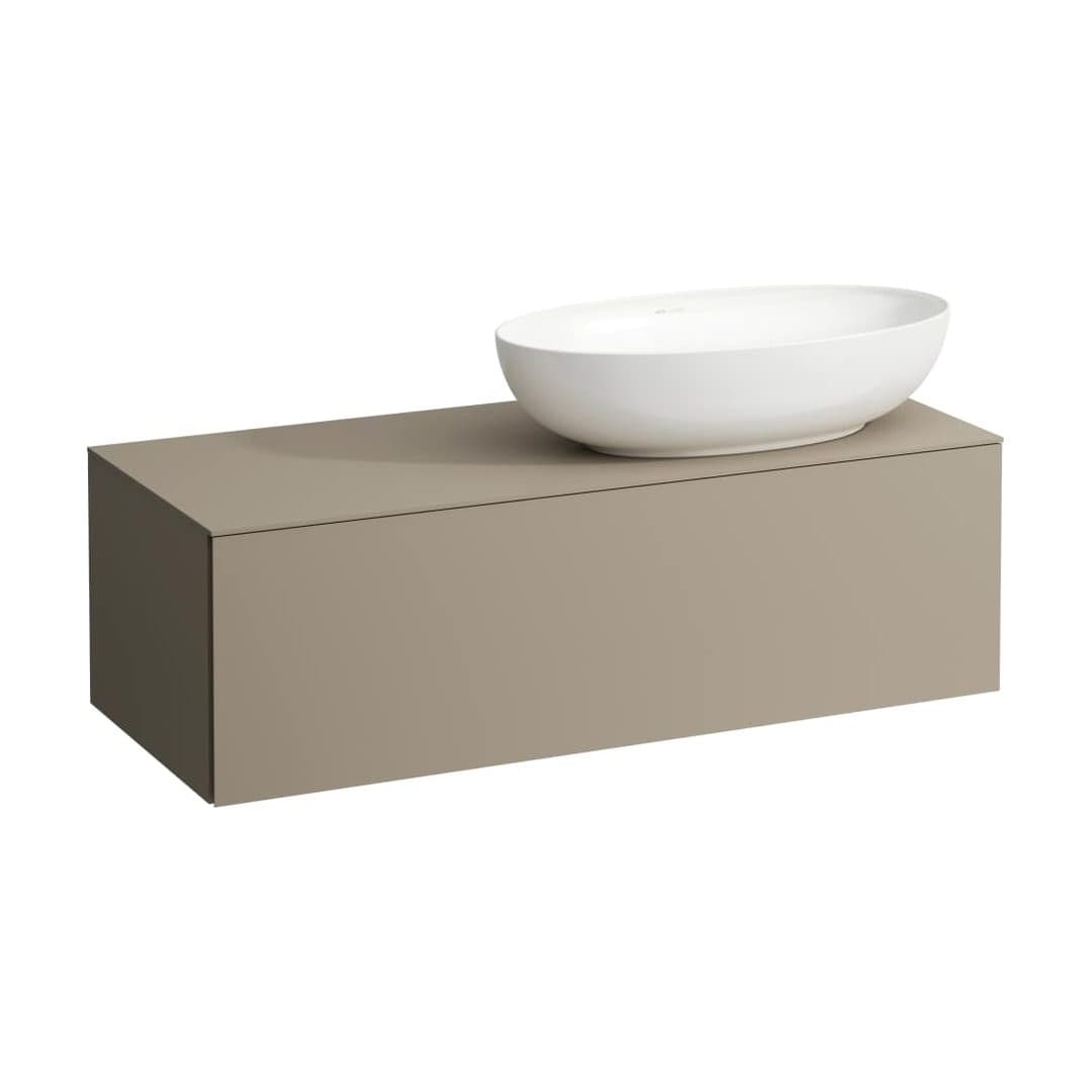 Laufen ILBAGNOALESSI – Έπιπλο Νιπτήρα – 1200 mm, 1 συρτάρι, άνοιγμα δεξιά, για νιπτήρα H818975/6 – Pearl Beige (H4303130972701)