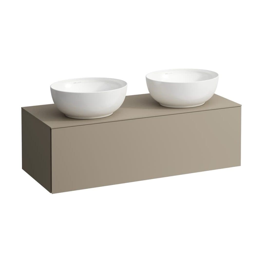 Laufen ILBAGNOALESSI – Έπιπλο Νιπτήρα – 1200 mm, 1 συρτάρι, ανοίγματα αριστερά & δεξιά – Pearl Beige (H4303140972701)