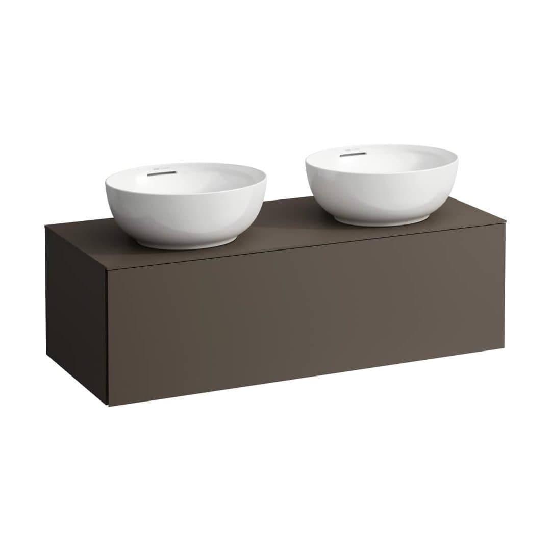 Laufen ILBAGNOALESSI – Έπιπλο Νιπτήρα – 1200 mm, 1 συρτάρι, ανοίγματα αριστερά & δεξιά – Dark brown (H4303140974291)