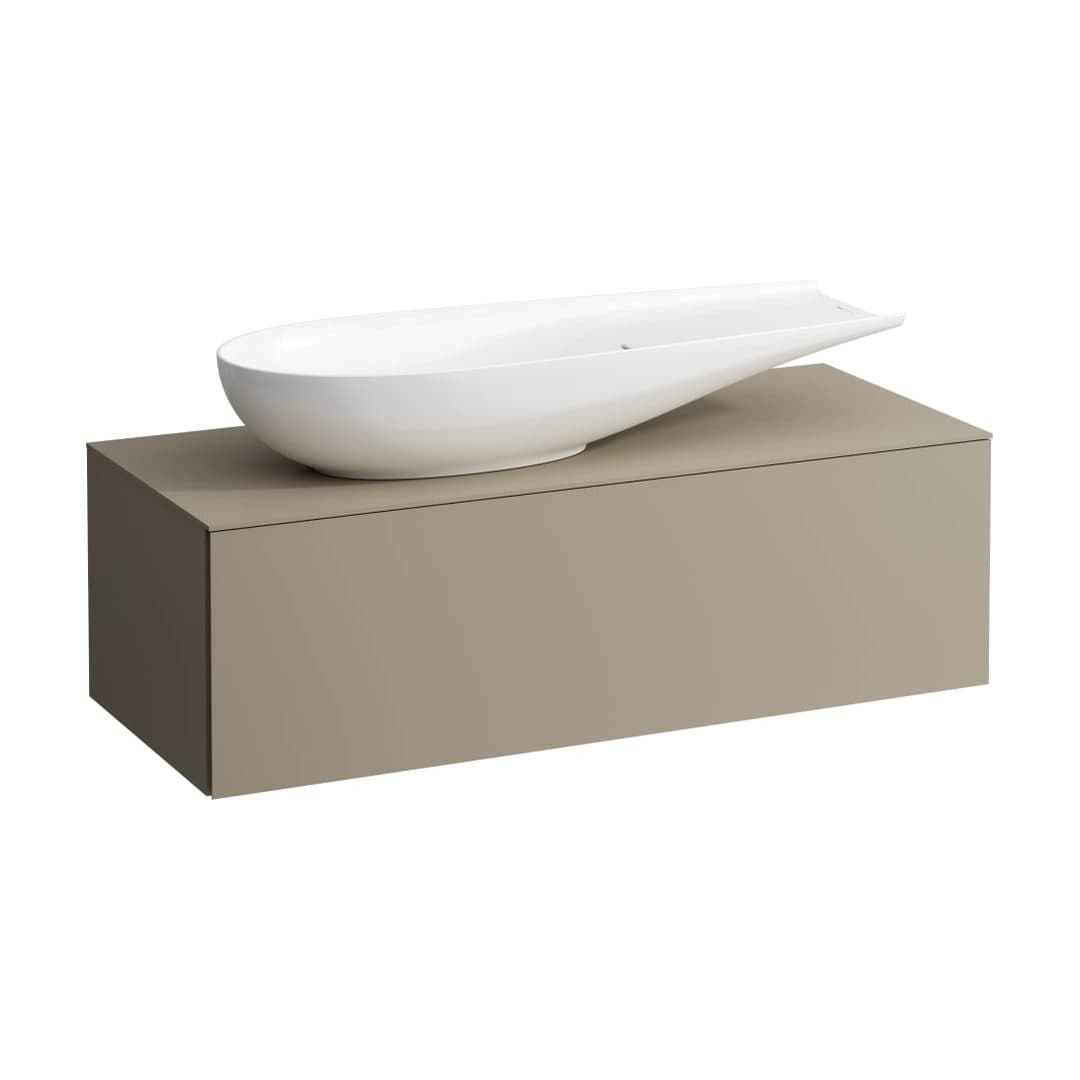 Laufen ILBAGNOALESSI – Έπιπλο Νιπτήρα – 1200 mm, 1 συρτάρι, άνοιγμα αριστερά, για νιπτήρα H818974 – Pearl Beige (H4303220972701)