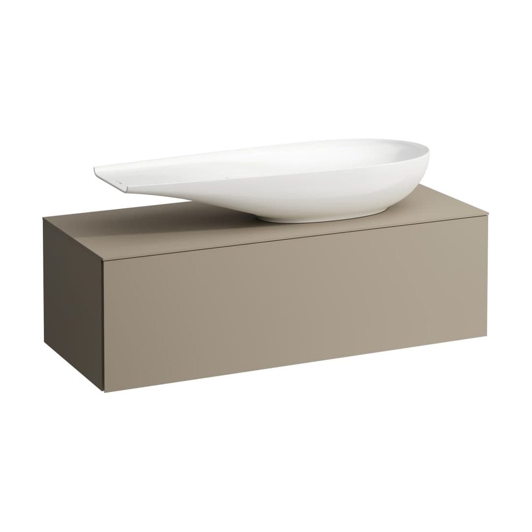 Laufen ILBAGNOALESSI – Έπιπλο Νιπτήρα – 1200 mm, 1 συρτάρι, άνοιγμα δεξιά, για νιπτήρα H818974 – Pearl Beige (H4303230972701)