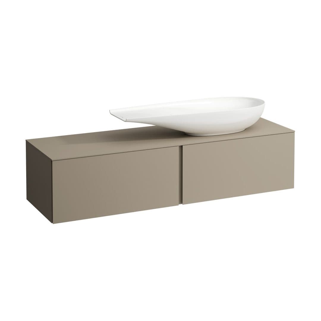 Laufen ILBAGNOALESSI – Έπιπλο Νιπτήρα – 1600 mm, 2 συρτάρια, άνοιγμα δεξιά, για νιπτήρα H818974 – Pearl Beige (H4303430972701)