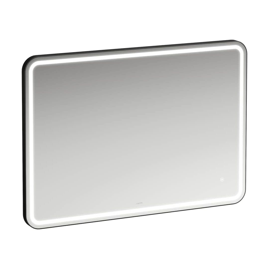 Laufen BASE 2.0 – Καθρέπτης Μπάνιου – 1000 mm, τετράγωνος, LED, αισθητήρας αφής, μαύρο πλαίσιο αλουμινίου – Black Matt (H4443821084501)
