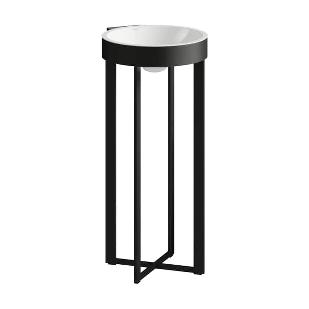 Laufen XCROSS – Νιπτήρας Επιδαπέδιος – 397×482 mm, 1 οπή – Black Matt (H511CR37161111)