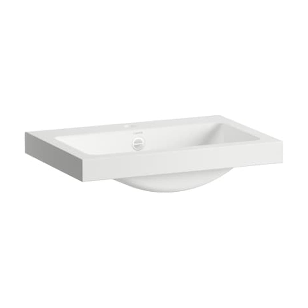 Laufen CLASSICS – Νιπτήρας Ένθετος – 585×405 mm, 1 οπή, με υπερχείλιση, ύψος 135 mm – White (H512CL30001041)