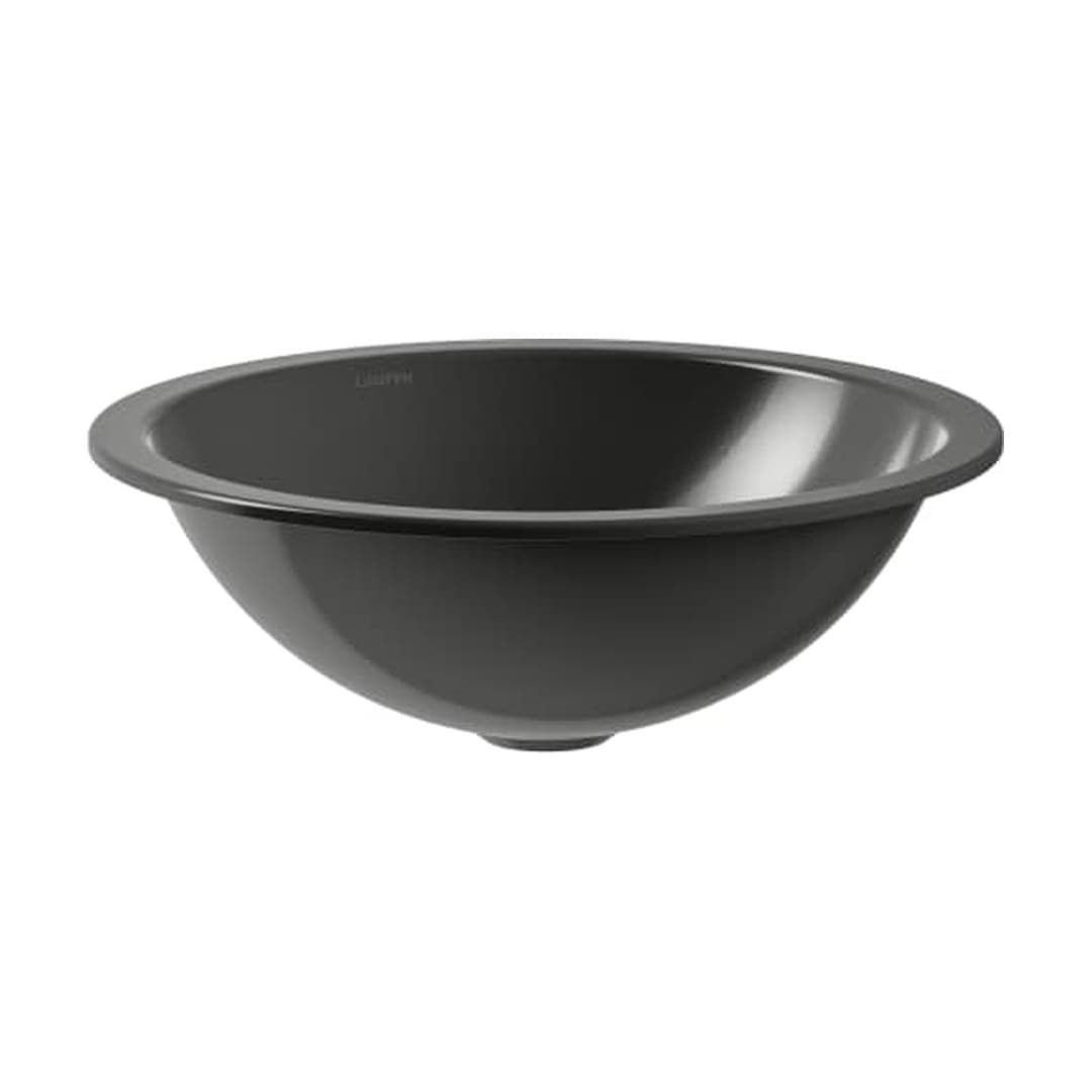Laufen FORM – Νιπτήρας Υποκαθήμενος – 400×400 mm, χωρίς υπερχείλιση – Dark iron (H513FM30191121)