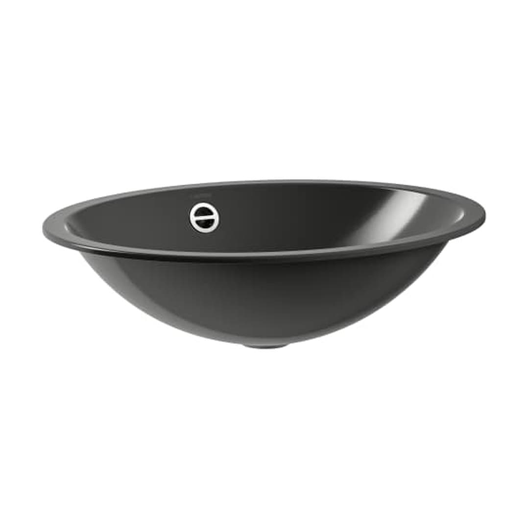 Laufen FORM – Νιπτήρας Υποκαθήμενος – 525×425 mm, χωρίς υπερχείλιση – Dark iron (H513FM60191121)